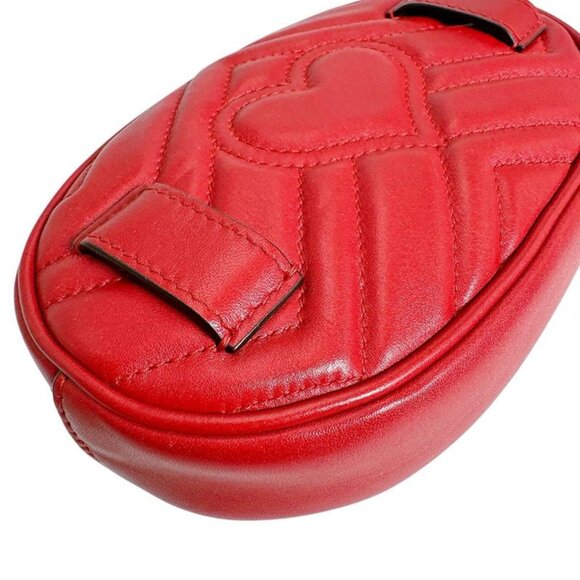 Gucci Body Bag GG Marmont Body Bag Red - Picture 8 of 15
